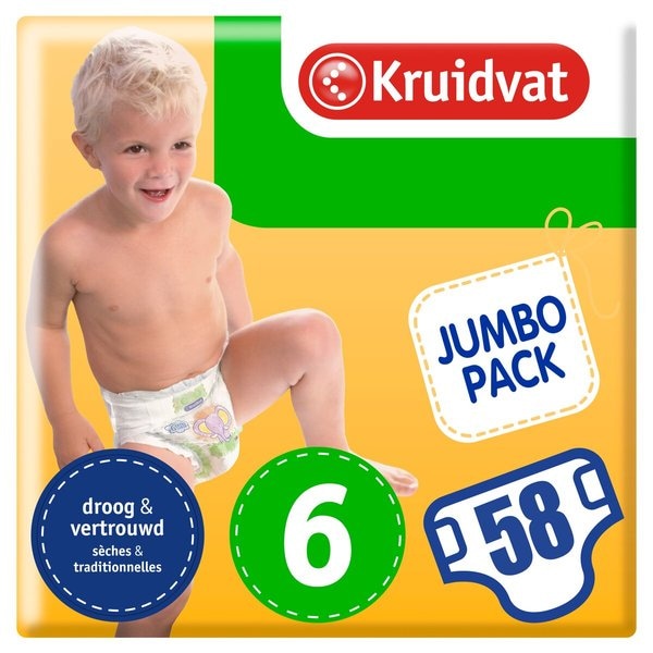 Verborgen sticker Justitie Kruidvat luiers aanbiedingen -75% - Luiergids