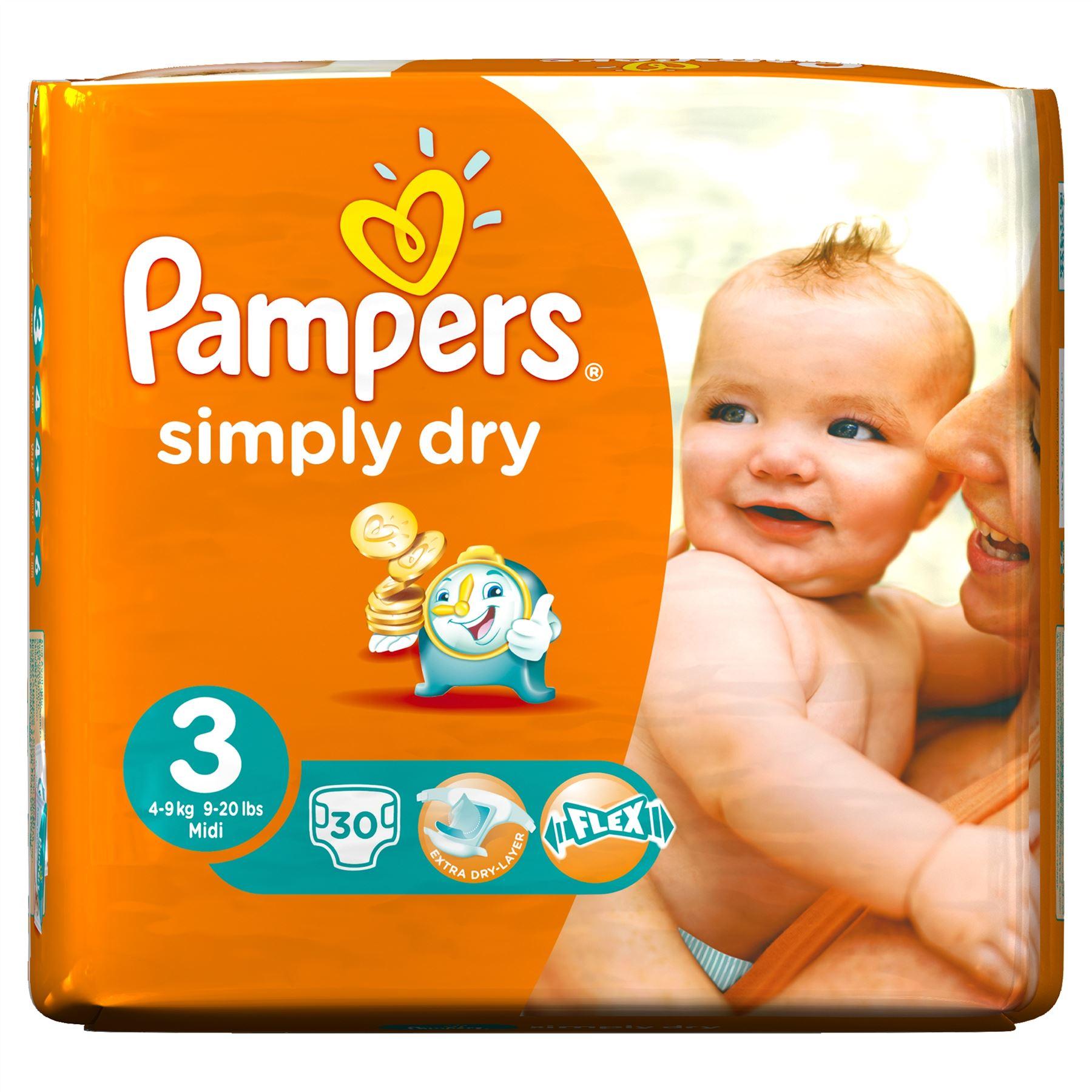 puree huis Op de loer liggen Pampers Simply Dry aanbiedingen - Luiergids