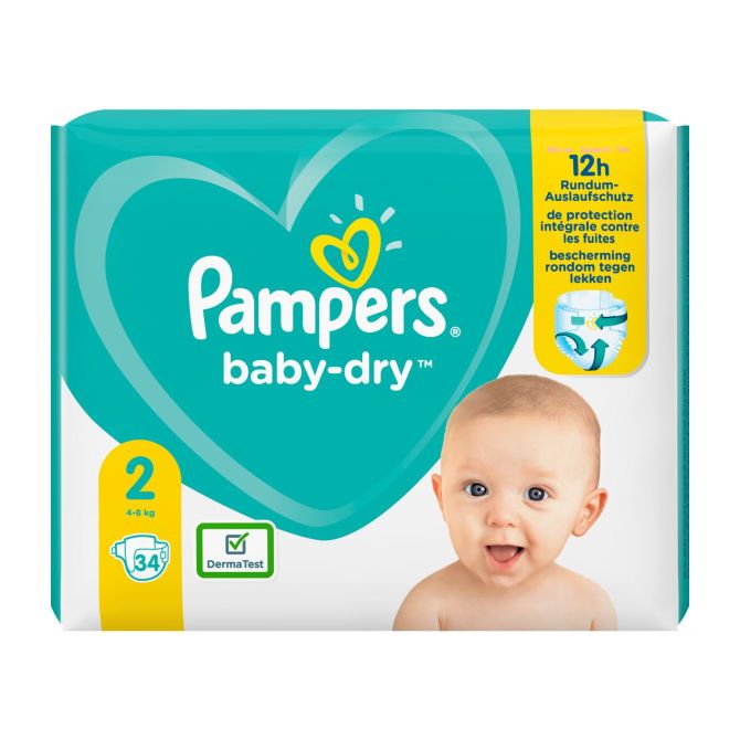 woestenij studie terugbetaling Pampers Baby Dry maat 2 aanbiedingen - Luiergids