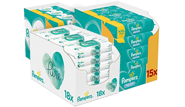 parfum Sitcom cement Pampers billendoekjes aanbiedingen tot -75% - Luiergids