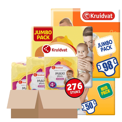 Kruidvat luiers maat 5+ aanbieding