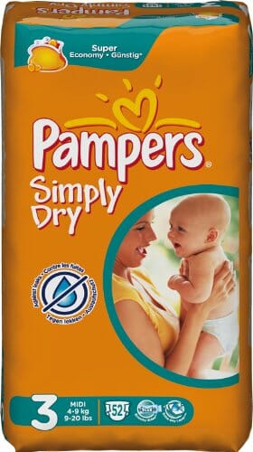 puree huis Op de loer liggen Pampers Simply Dry aanbiedingen - Luiergids